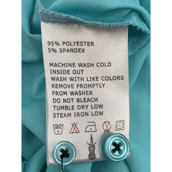 G Mac By Kartel Men's Shirt Size Medium M Blue Short Sleeve Golf Polo Polkadot - Picture 7 of 7